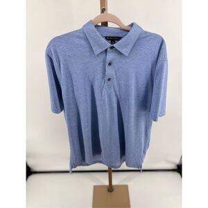 Brooks Brothers Supima Cotton Polo Shirt XL Blue Short Sleeve Mens